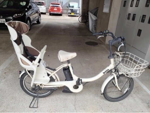 子乗せ自転車　バッテリーに問題あり