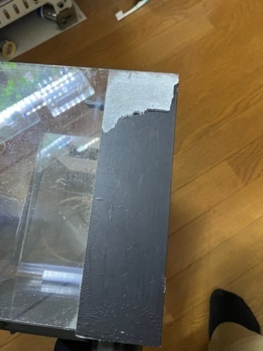 小型　オーバーフロー　アクリル水槽　ニッソー　クロスミニ　黒