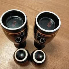 九谷焼の徳利とお猪口4点セットの画像