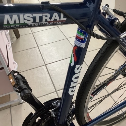 【超美品 室内保管】GIOS  MISTRAL  クロスバイク　限定カラー　28インチ　24段変速