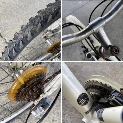 25★岐阜発　△MERIDA/Spanova SX/マウンテンバイク/自転車/3×7段変速/走行確認/チェーンサビ有り/ジャンク扱い/現状品　R4.7/30★