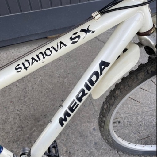 25★岐阜発　△MERIDA/Spanova SX/マウンテンバイク/自転車/3×7段変速/走行確認/チェーンサビ有り/ジャンク扱い/現状品　R4.7/30★