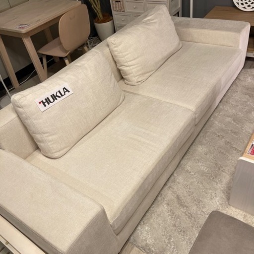 HUKLA フクラ　3人掛けソファ【店頭取引限定】【中古品】早い者勝ち！?足立区近郊配送可能！ 