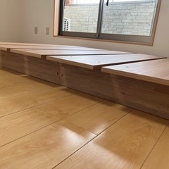 LOWYAセミダブルベットフレーム＋マットレスの画像