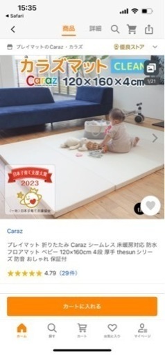 カラズマット120×160 thesun 新品未使用