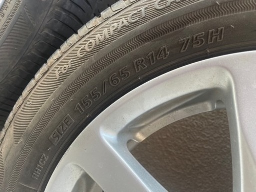 LA100F ステラ 純正ホイール 14インチ