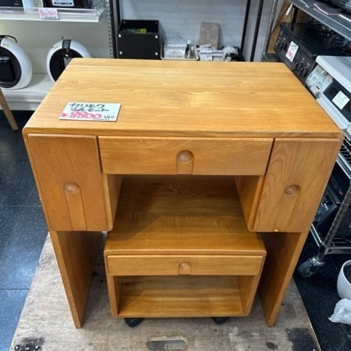 森のサーカス ヴィンテージダイニングテーブル&2脚椅子