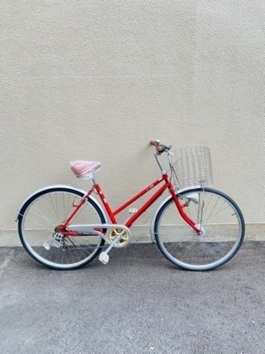※決まりました！　27インチの中古自転車。オートライト、6段変速付きです！