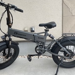 値下げしました。フル電動自転車ファットバイクアクセル付き【定価16万 