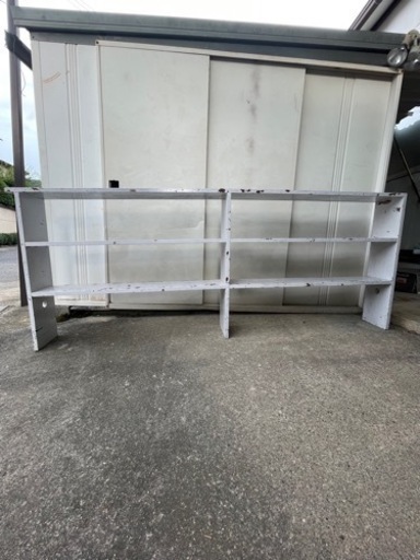 ハンドメイド　ロング棚　物置