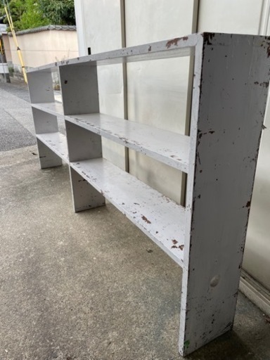 ハンドメイド　ロング棚　物置