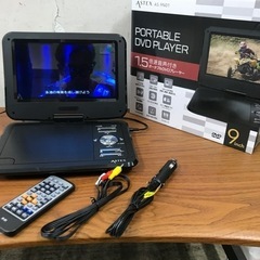 k2309-268 ASTEX ポーダブルDVDプレーヤー　美品...