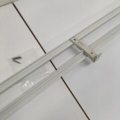 ◆J-2505KA2◆カーテンレール◆ダブル◆109cm◆ホワイト◆の画像