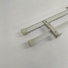 ◆J-2505KA2◆カーテンレール◆ダブル◆109cm◆ホワイト◆の画像