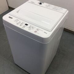 9/14受渡済）JT7452【YAMADA/ヤマダ 4.5㎏洗濯機】美品 2021年製