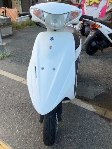 実働　アドレスV50-2　CA44A　白　インジェクション