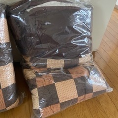無印のこたつ　敷き布団　掛け布団　中古品の画像