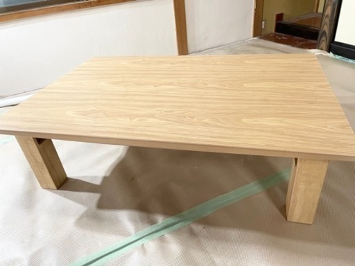 ローテーブル　木製　120cm×80cm×34cm
