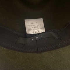 KBF 中折れウールハットの画像