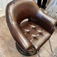 美容室の椅子の画像