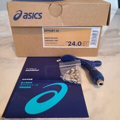 ASICS アシックス 陸上スパイク 24.0cm EFFORT13 エフォート ジョギング ランニングの画像