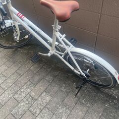 リサイクルショップどりーむ荒田店　No921 エコNo17032X 自転車　ミニベロ　BRIDGESTONE　MARKROSA　マークローザ　希少♪　ギア切り替え付き♪　オートライト付き♪の画像