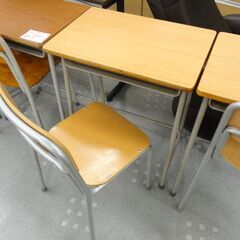 大量　勉強机　学校　塾　机　椅子　セット　【モノ市場半田店】　131の画像