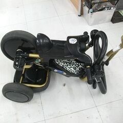 子供用 三輪車 ブラック 折り畳み式 TO GO BEAMS BOY １才半～4才児 舵取り棒付き キッズ 苫小牧西店の画像