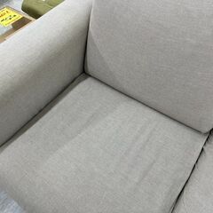 無印良品　2人掛けソファ　グレーの画像