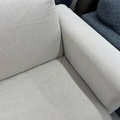無印良品　2人掛けソファ　グレーの画像