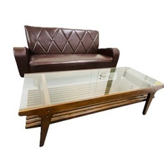 ソファ・テーブルのセット❗️ 使用期間1年程度　美品です✨の画像