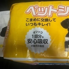 ペットシーツ 使いかけで残り150枚の画像