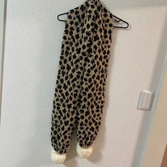 ヒョウ柄 ロングマフラー