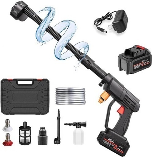 ✨️新品✨️Omegatech♡コードレス高圧洗浄機♡噴射モード6種♡強力水圧♡ 高圧洗浄機 | OMEGATECH オメガテック