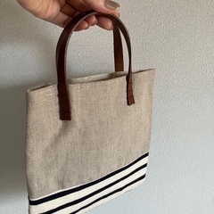 ハンドメイド　ミニトートバッグの画像