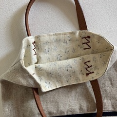 ハンドメイド　ミニトートバッグの画像