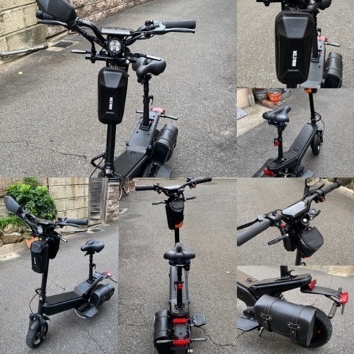 電動スクーター【500W 48V】大容量13Ahバッテリー搭載！
