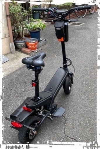 電動スクーター【500W 48V】大容量13Ahバッテリー搭載！
