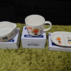 未使用　アンパンマン　お皿　の画像