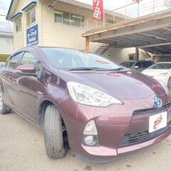 【金利０円・自社ローン】H26年式 アクア S　【車検２年付】他社でローンを断られた方も大歓迎!! ⑤0032の画像