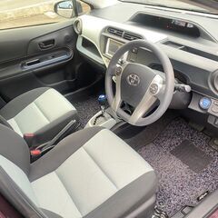 【金利０円・自社ローン】H26年式 アクア S　【車検２年付】他社でローンを断られた方も大歓迎!! ⑤0032の画像
