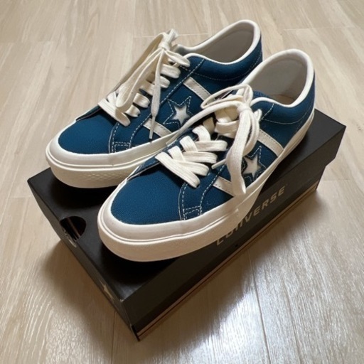 CONVERSE コンバース スニーカー スター\u0026バーズ キャンバス ダスティブルー 23.5cm