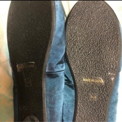 cavacava サテン生地バレエシューズ　24-24.5cmの画像