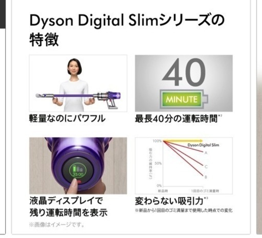 新品未開封 dyson 軽量上位モデル 定価66000円