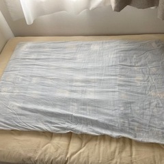 保育園　布団セット　敷布団とバッグの画像