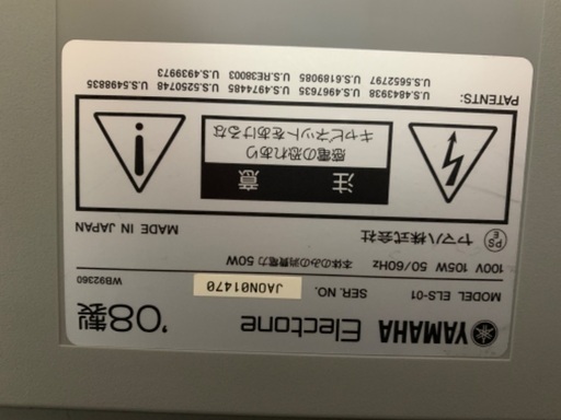 ヤマハステージア　ELS-01