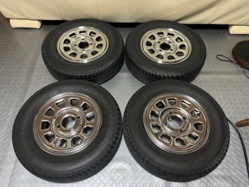 デイトナ　クローム　12インチ 4j +40 pcd100 4h 4本セット