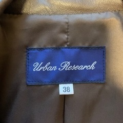 アーバンリサーチ　革ジャン　美品の画像