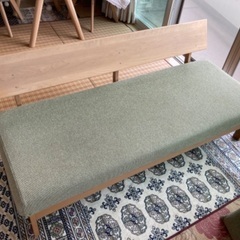 ソファ　2人がけ　大川家具の画像