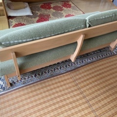 ソファ　2人がけ　大川家具の画像